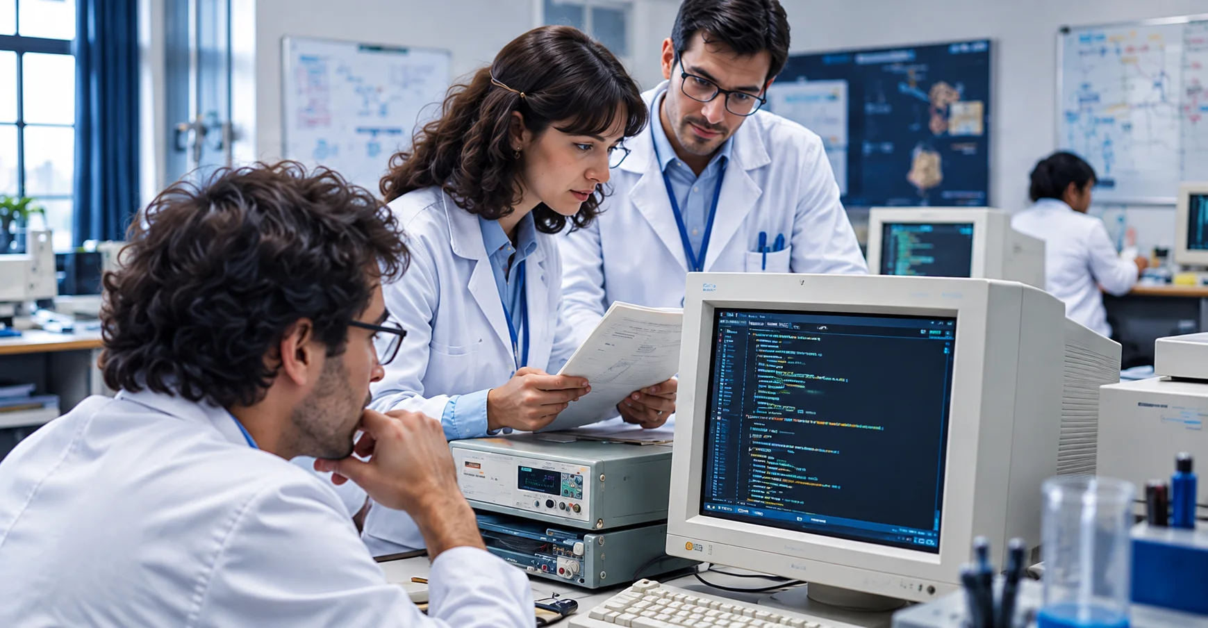 Colaboración técnica en el laboratorio